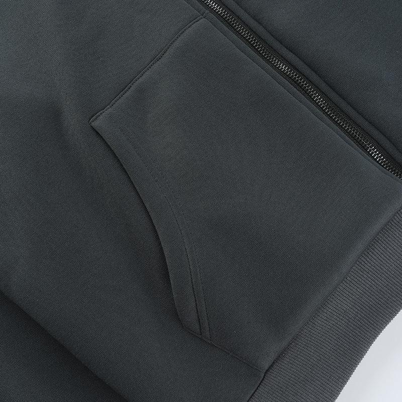 Alevna™ Yazı Baskılı Sweat Mont