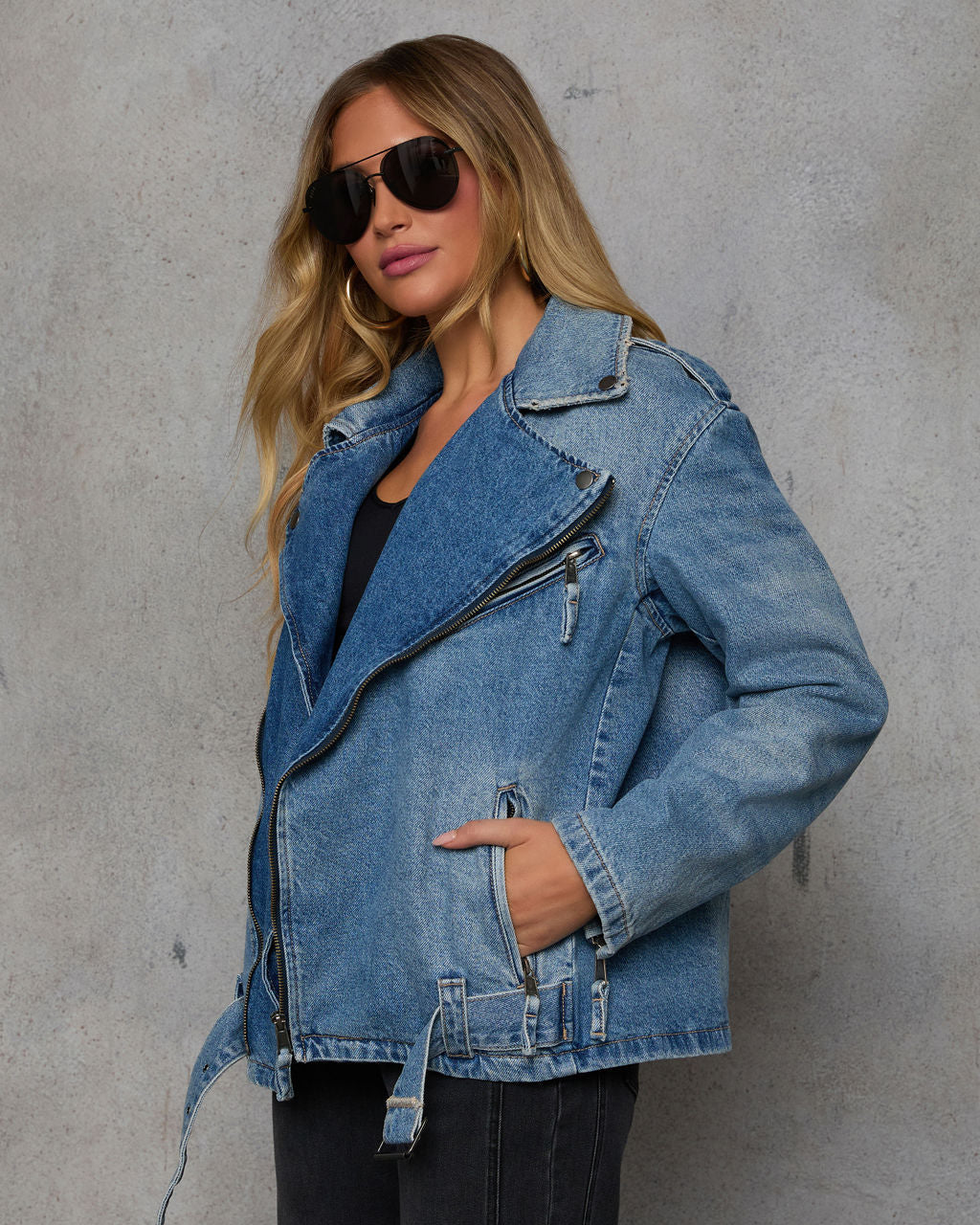 All Set Rahat Kesim Denim Ceket