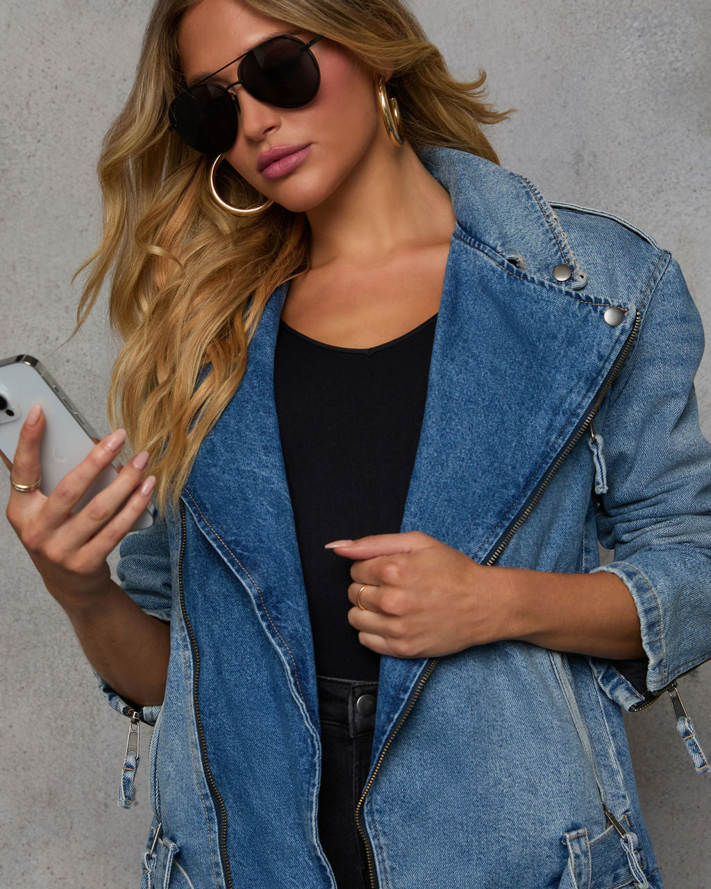 All Set Rahat Kesim Denim Ceket