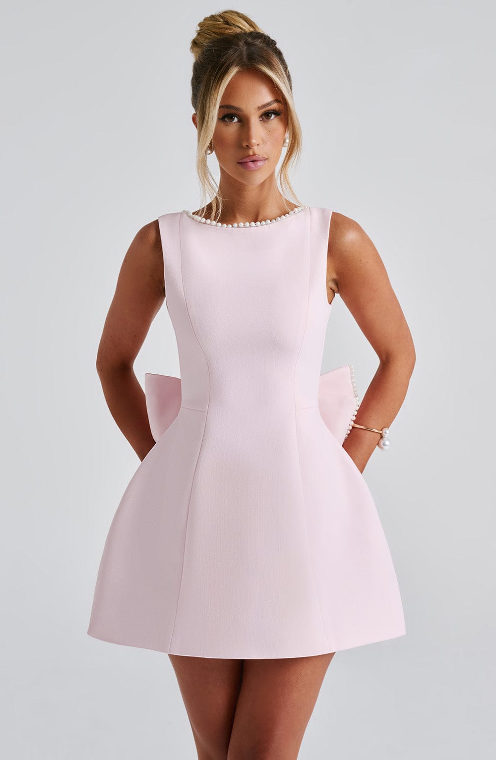 Alevna Carrie Mini Elbise - Allık