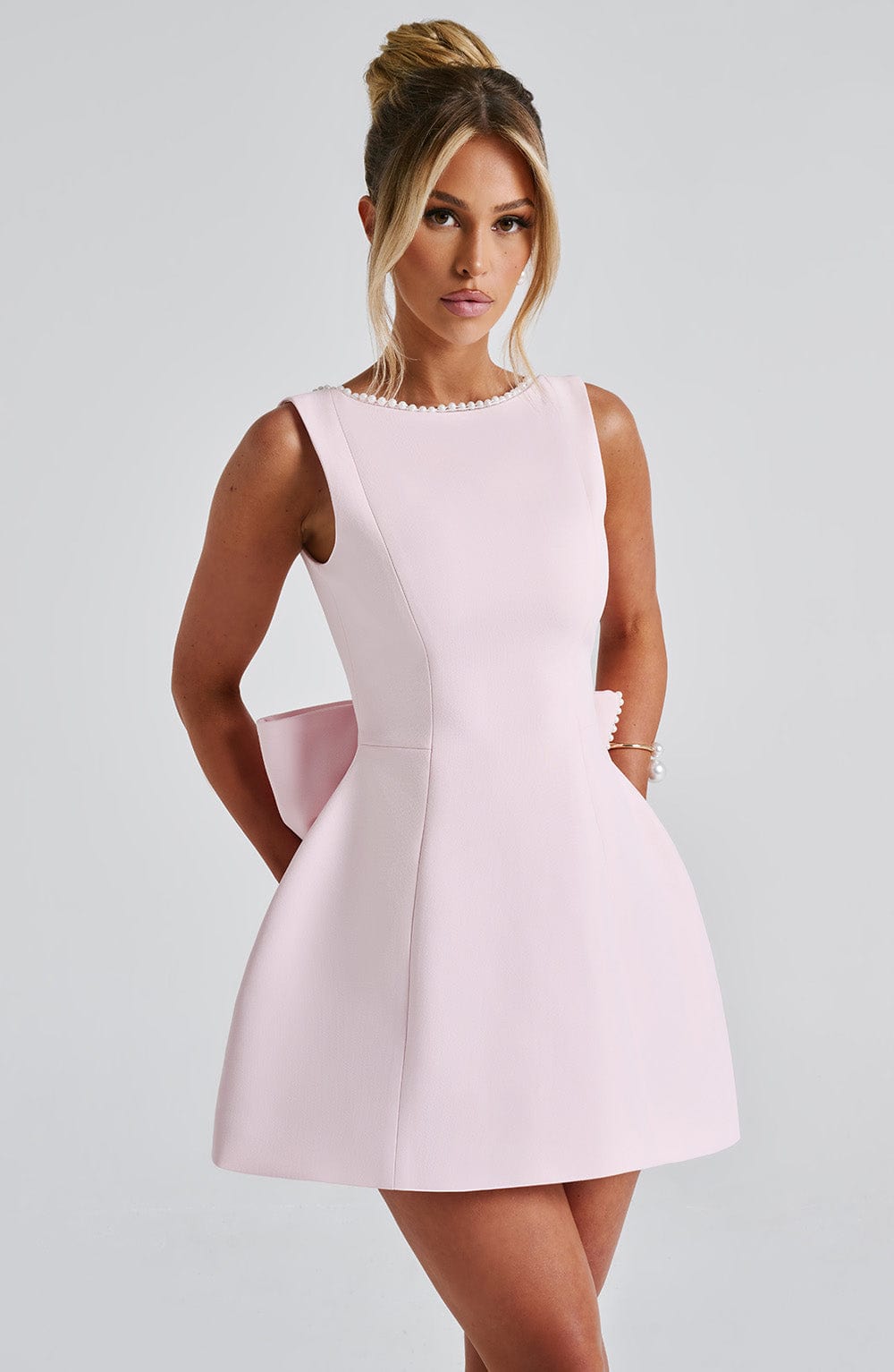 Alevna Carrie Mini Elbise - Allık