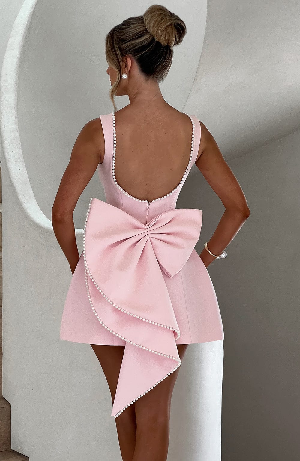 Alevna Carrie Mini Elbise - Allık