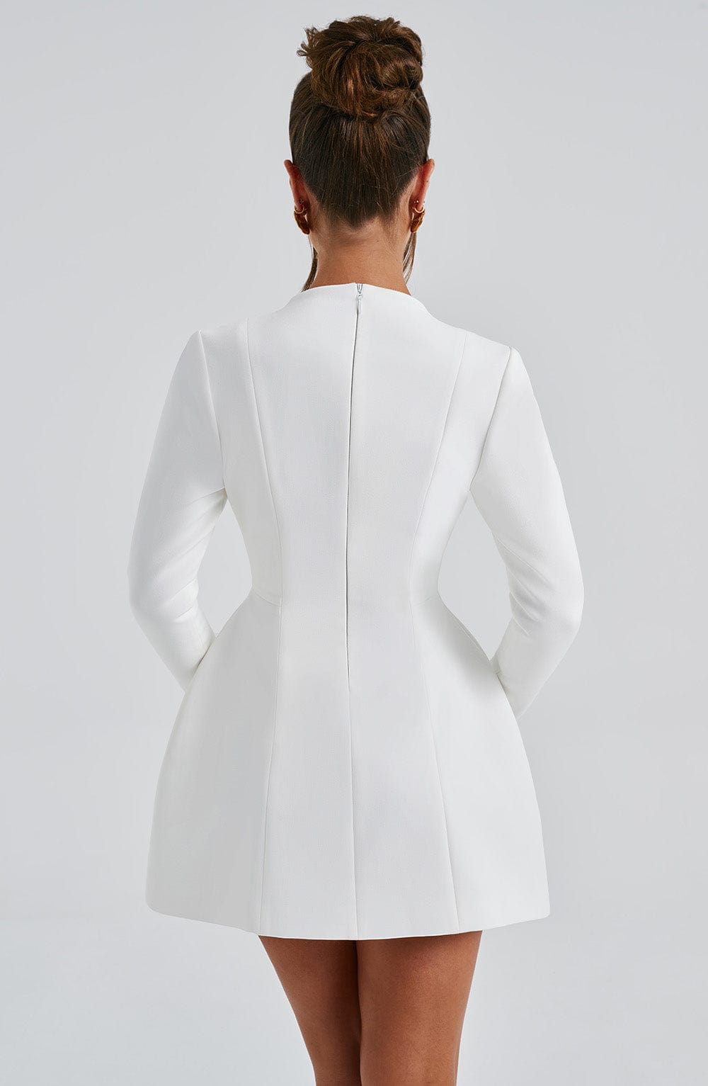 Alevna Greta Mini Elbise - Fildişi
