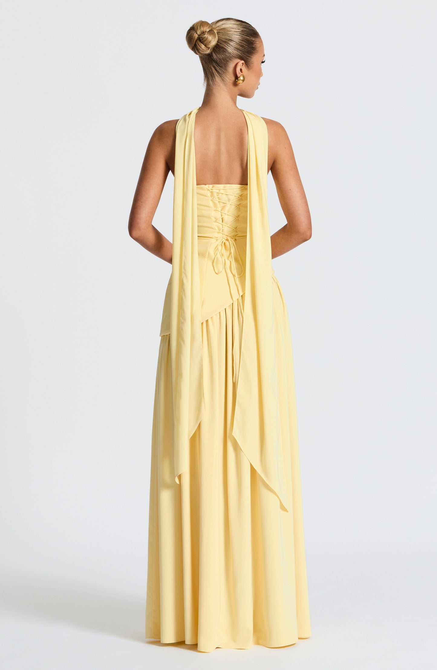 Maliyah Maxi Elbise - Sarı