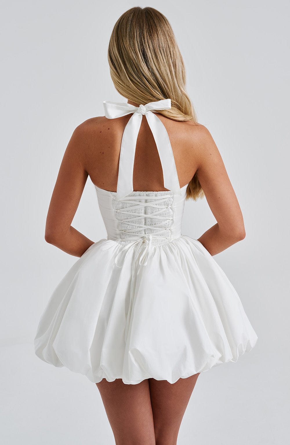 Alevna Maricia Mini Elbise - Fildişi