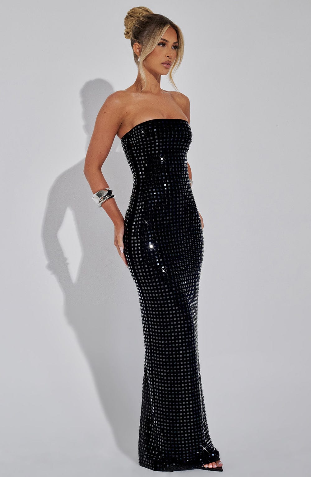 Alevna Neriah Maxi Elbise - Siyah
