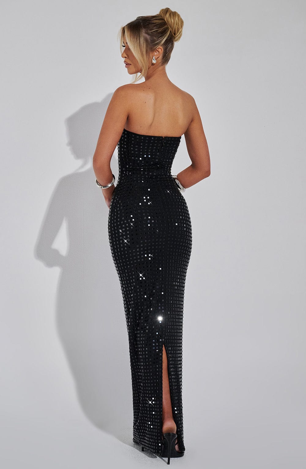 Alevna Neriah Maxi Elbise - Siyah
