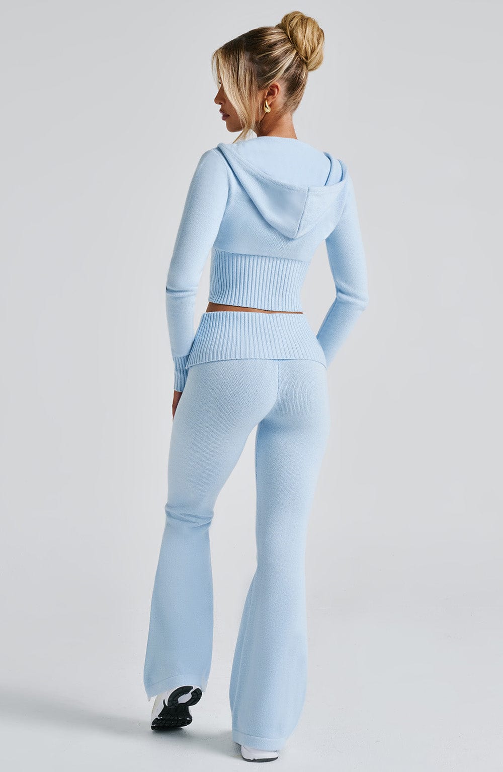 Alevna™ Portia Triko Pantolon - Bebe Mavisi