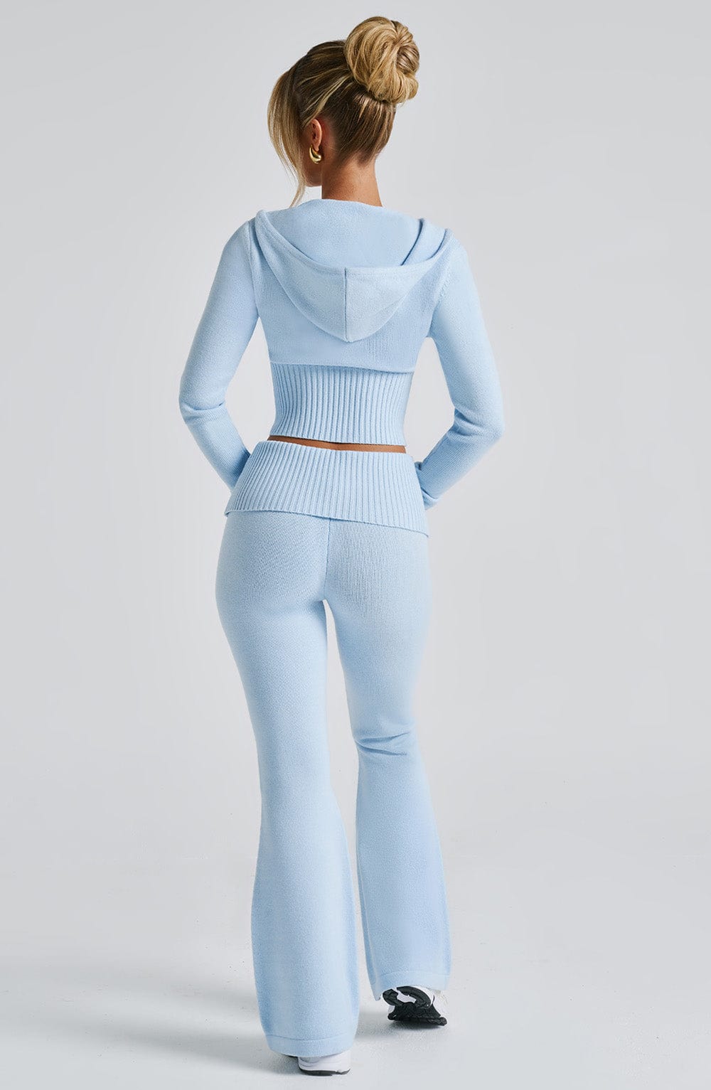 Alevna™ Portia Triko Pantolon - Bebe Mavisi