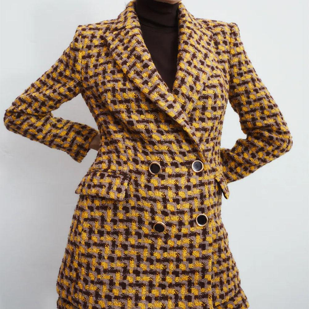 Alevna™ Logan Kaz Ayağı Uzun Kollu Blazer