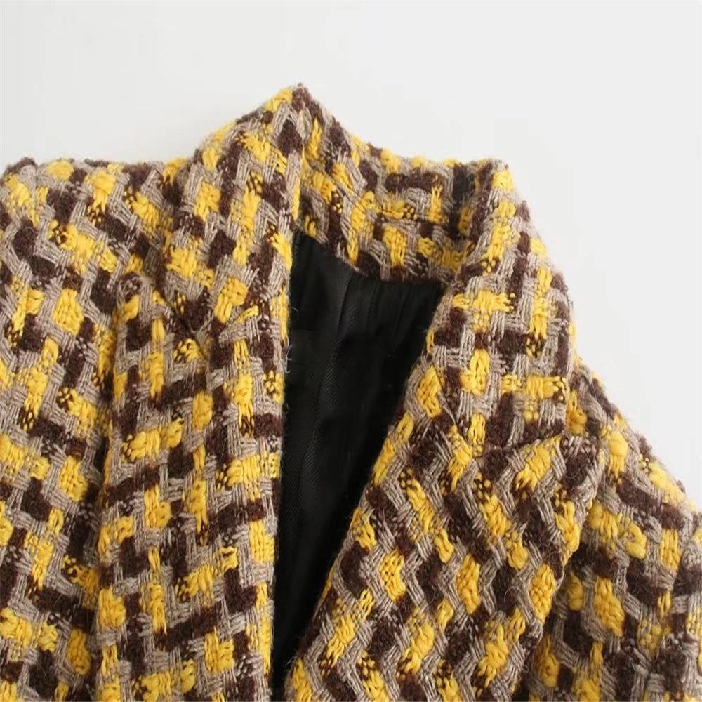 Alevna™ Logan Kaz Ayağı Uzun Kollu Blazer
