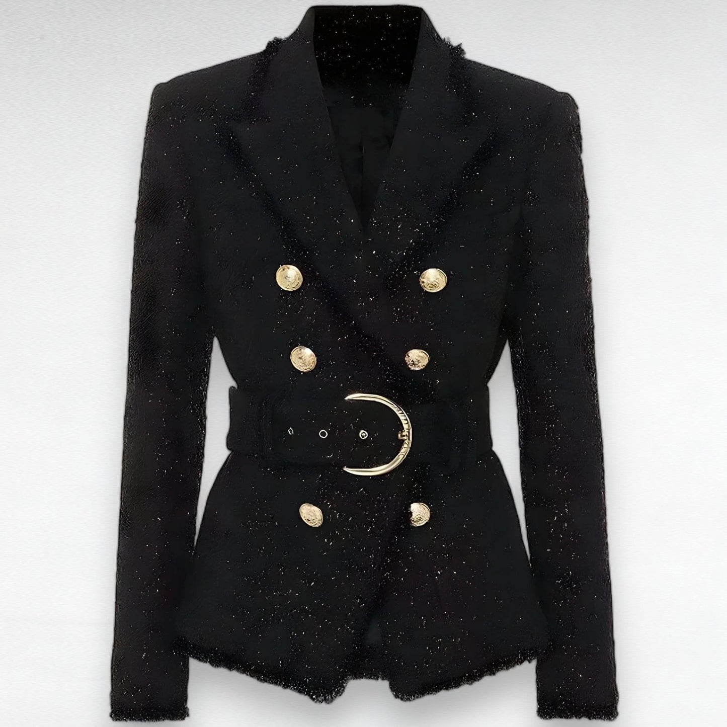 Alevna™ Molly Kuşaklı Slim Fit Blazer