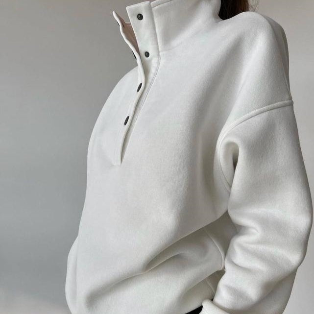 Alevna™ ❄️Kışa Özel❄️ Kadın Düğmeli Sweat & Eşofman Takımı (2 Parça)