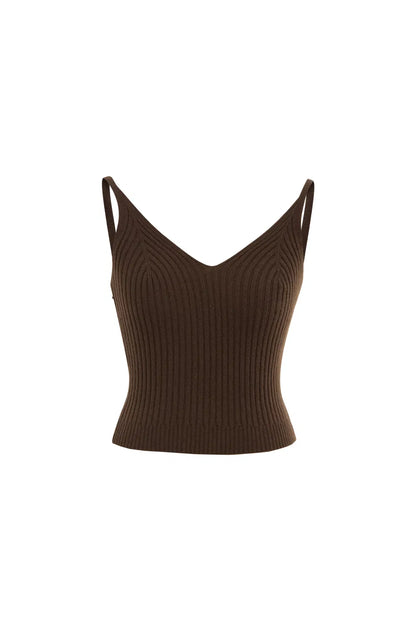 Ida Cashmere Camisole in Inner Mongolian Cashmere Knit