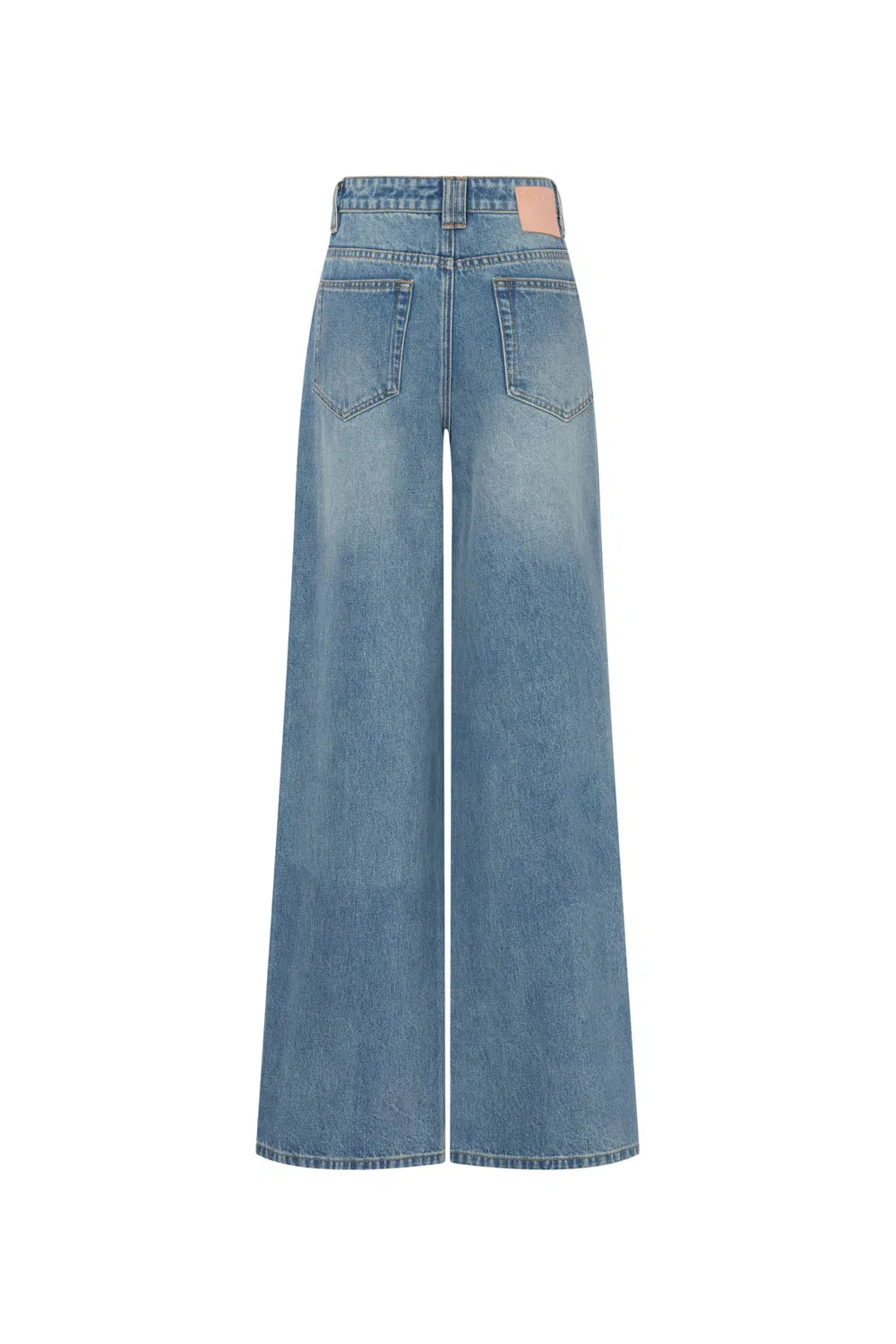 Nico Hand Beaded Jeans in Lightweight Denim