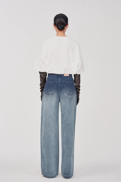 Andreas Gradient Wash Jeans in Cotton Denim