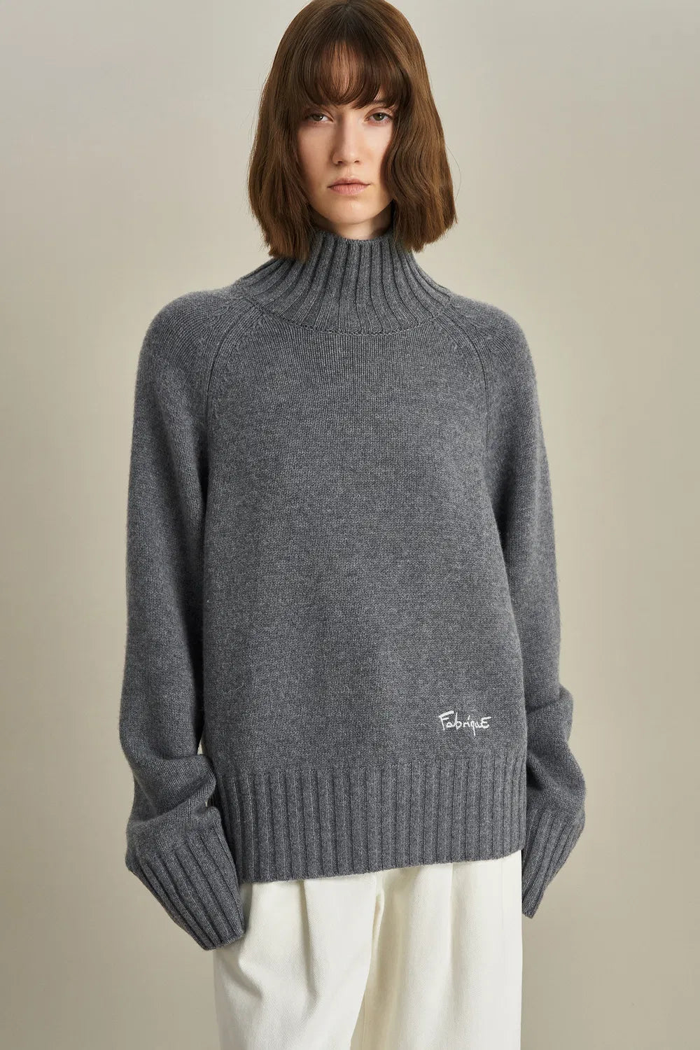 Keth Turtleneck Sweater in Merino-Cashmere Knit