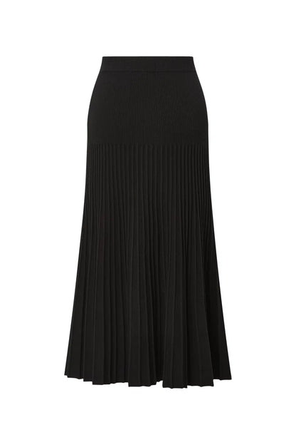 Grace Pleated Skirt in Anti-Pilling Tencel Blend Knit