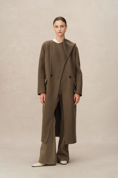 Zyma Oversized Coat in Merino Wool