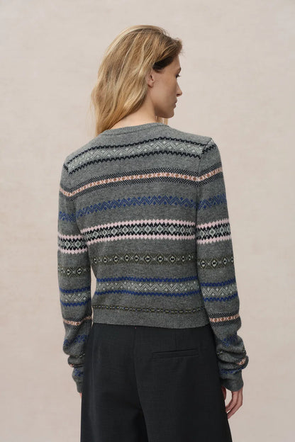 Alice Short Cardigan in Merino Wool Knit