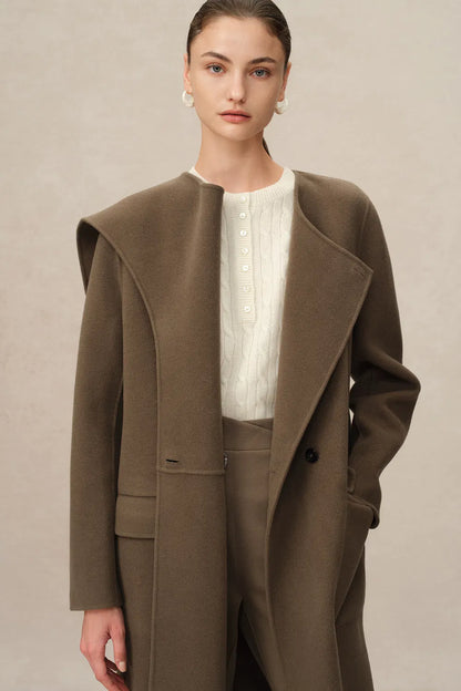 Zyma Oversized Coat in Merino Wool