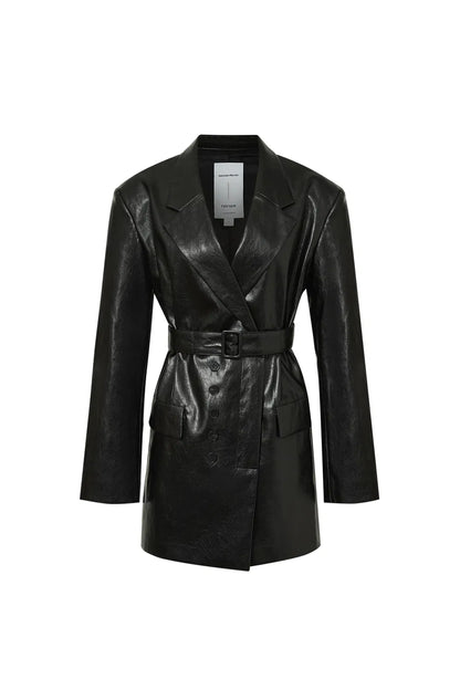 Elena Blazer Jacket in Eco Leather