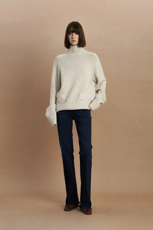 Keth Turtleneck Sweater in Merino-Cashmere Knit