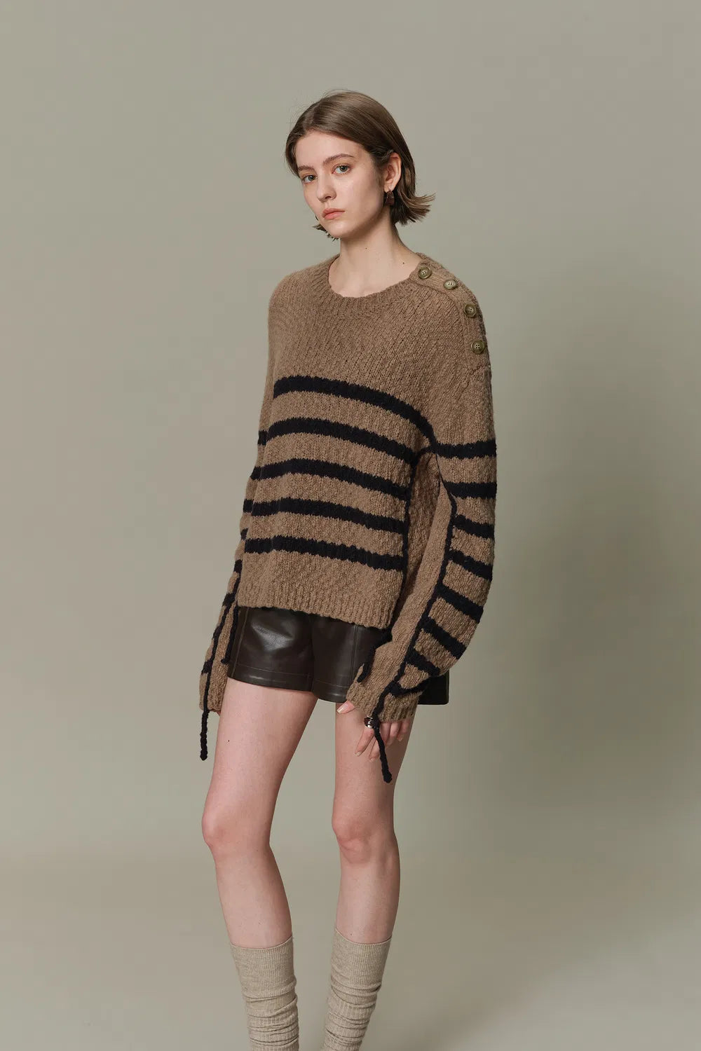 Kirsten Striped Pullover Sweater