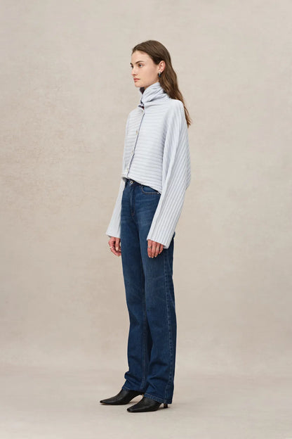 Zuki Straight Leg Jeans in Turkish Cotton Denim