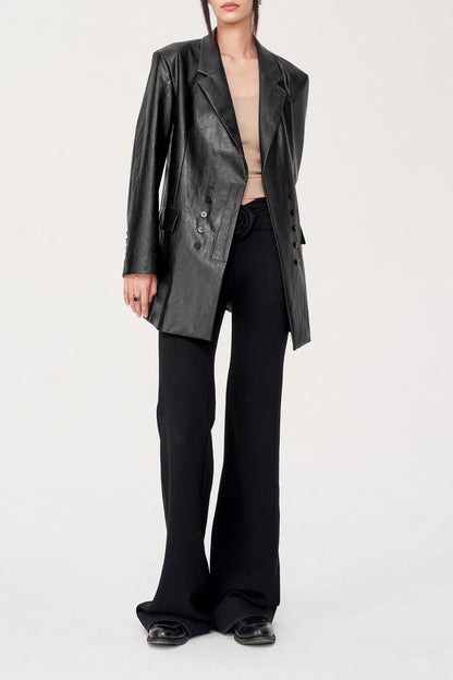 Elena Blazer Jacket in Eco Leather