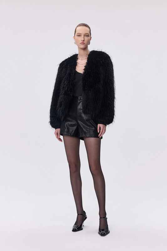 Ariana Jacket in Premium Double Coated Faux Fur