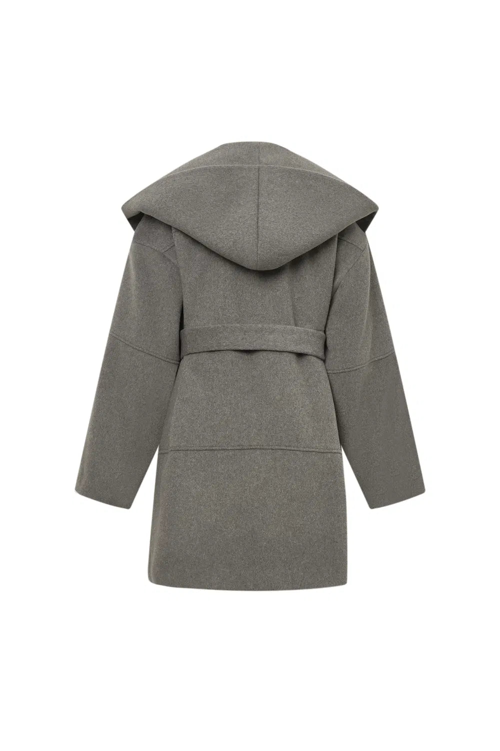 Chesterfield Multi-Piece Structure Hooded Coat in Wool Cashmere