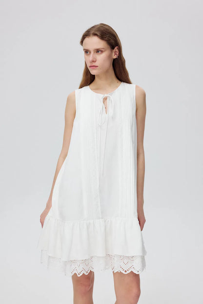 Emma Dress in Tencel Linen Blend