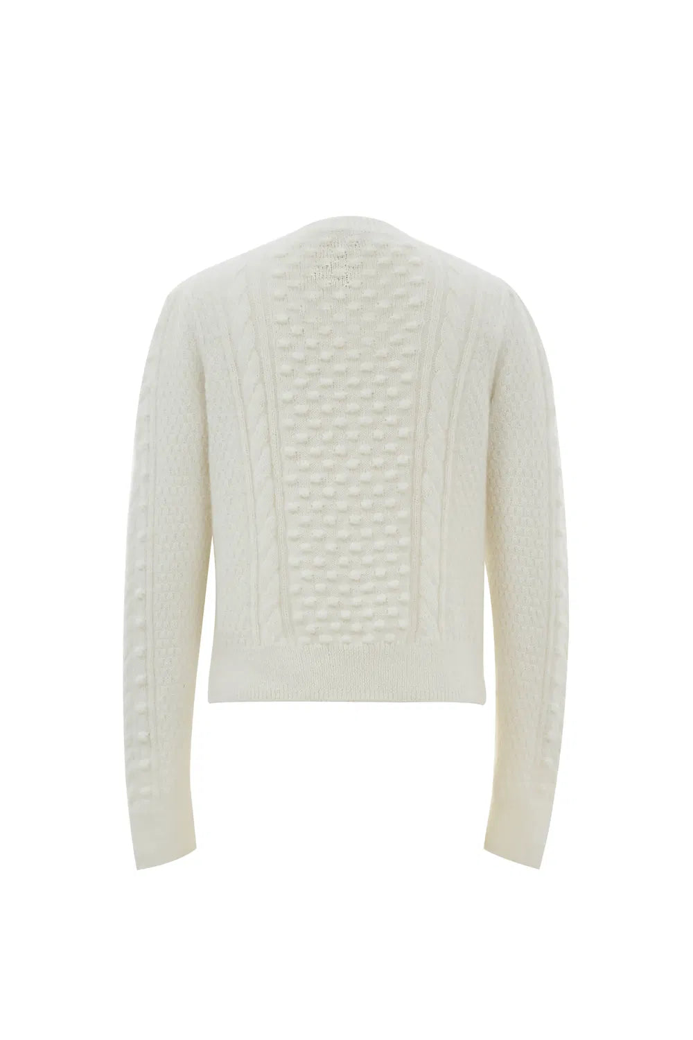 Eliza Cable Sweater in Mohair Knit