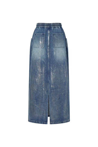 Dulsie Denim Skirt in Cotton