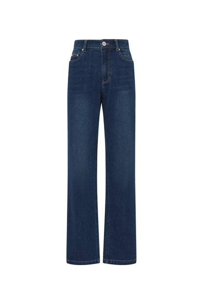 Nicola Tapered Jeans in Stretchy Denim