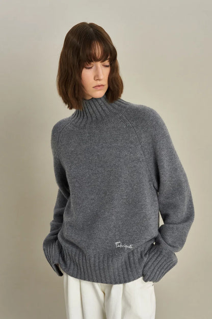 Keth Turtleneck Sweater in Merino-Cashmere Knit