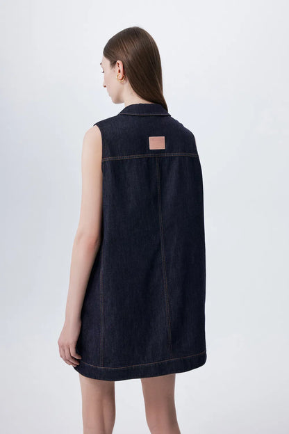 Millie Dress in Tencel Denim