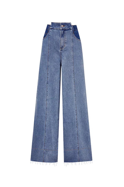 Marley Colored Pocket Jeans in Cotton Denim