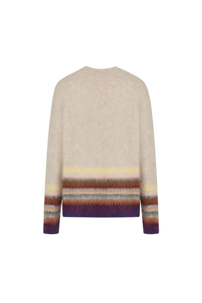 Kiko Striped Knit Sweater in Baby Alpaca Blend