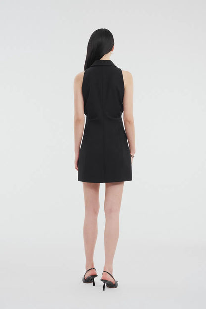 Leona Sleeveless Suit Dress in Wool