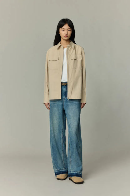 Adeline Shirt in Cotton Twill