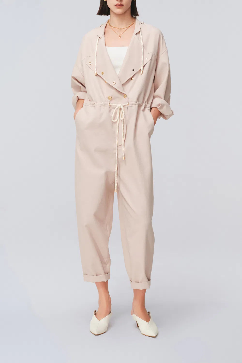 Bianca Sun Protective Jumpsuit in UPF50+ Twill