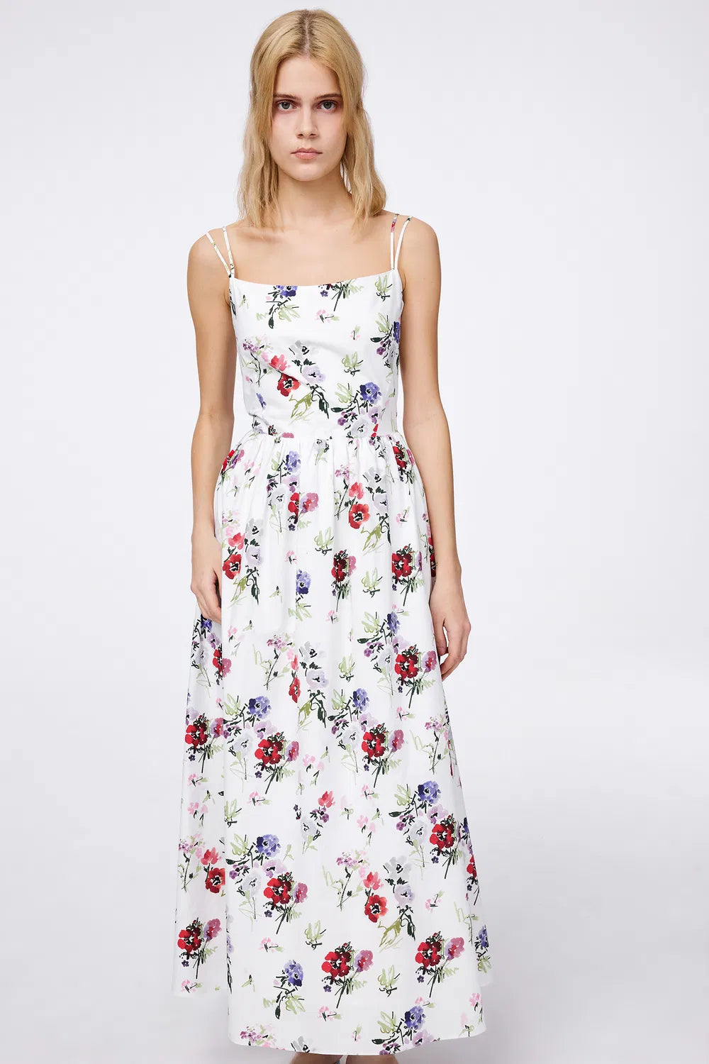 Freya Flora A-line Dress in Cotton