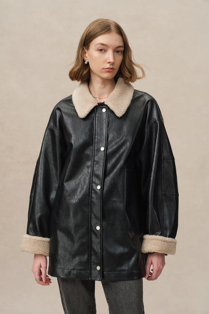 Courtney Jacket in Vegan Leather