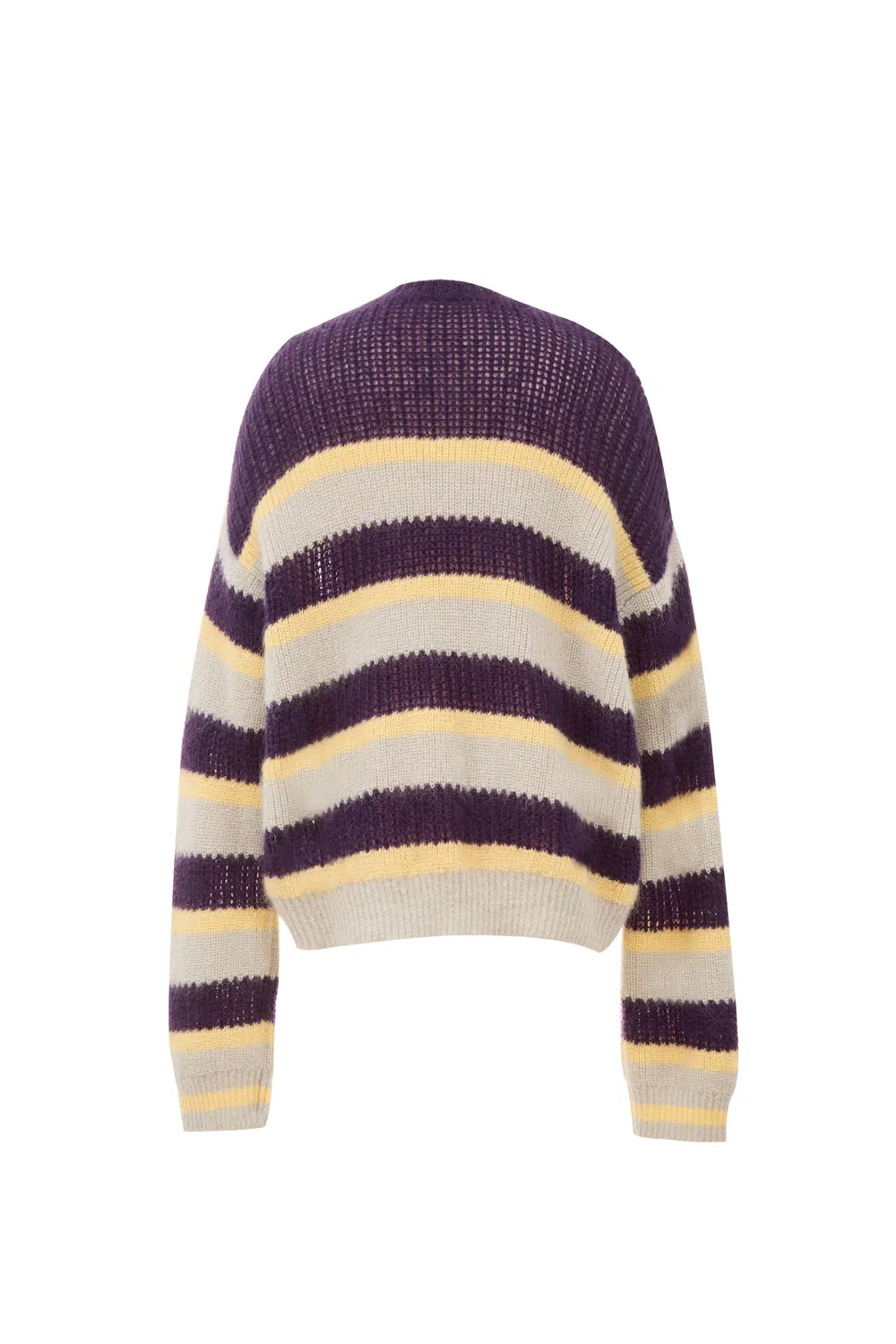 Asa Striped Sweater in Kid Mohair Knit