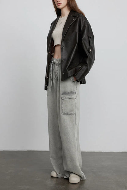 Miura Wide-leg Jeans in Tencel Denim