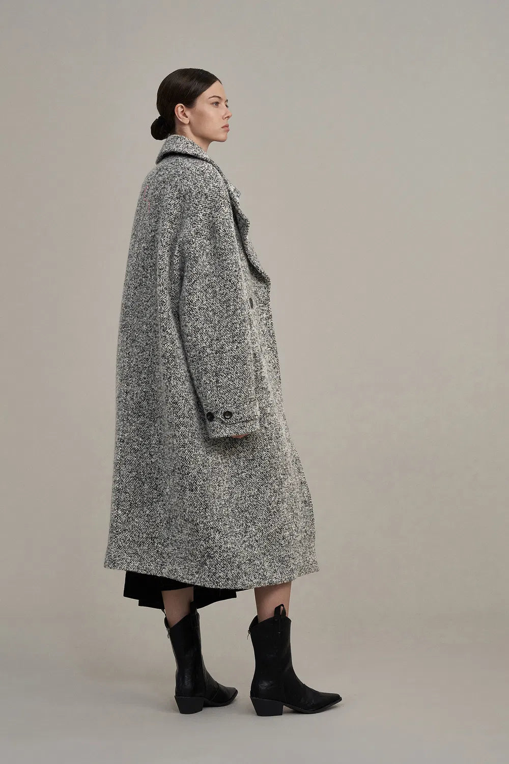 Daisy Coat in Ultralight Bouclé Wool