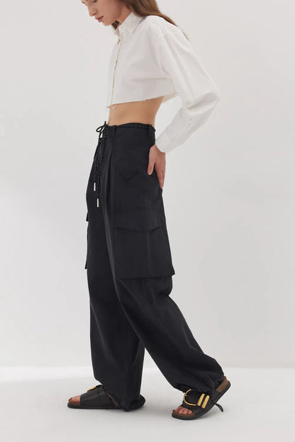 Heliotrope Cargo Pants in Cotton