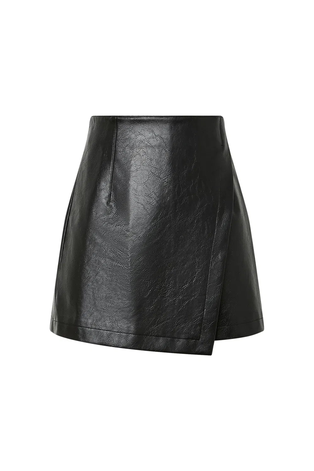 Naja Skort in Distressed Vegan Leather